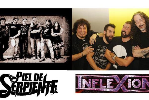 Heavy en directe amb INFLEXIÓN + PIEL DE SERPIENTE