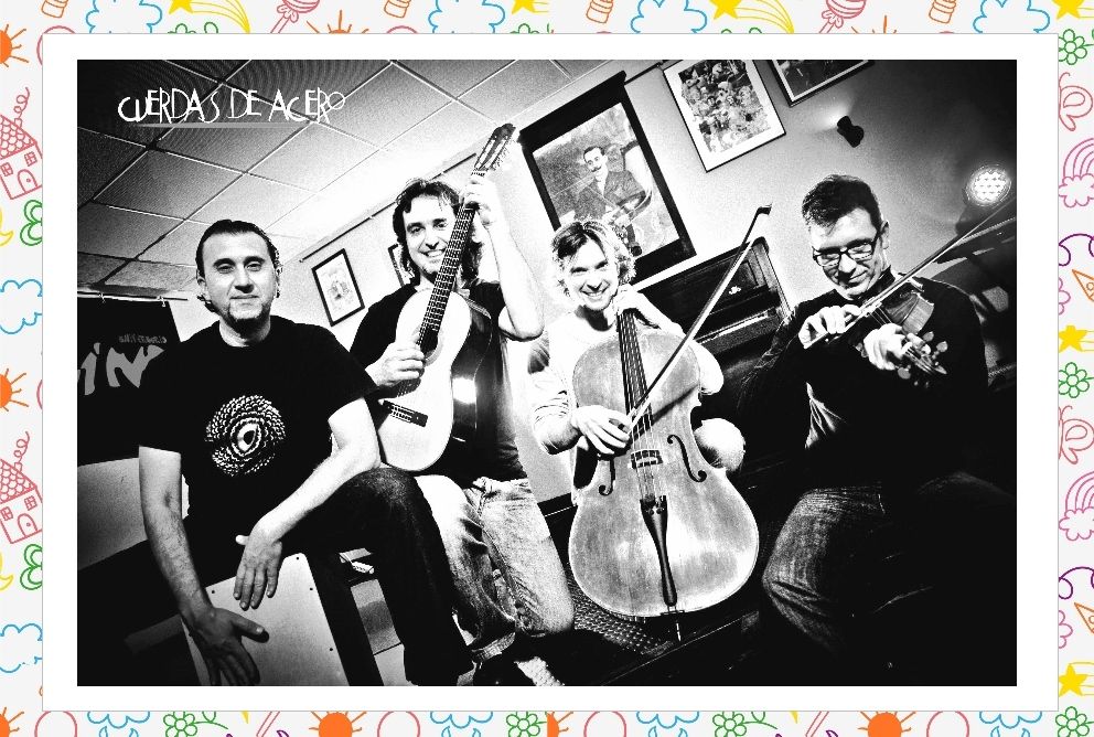 CUERDAS DE ACERO. Els diumenges al solet [Música per a tota la família]