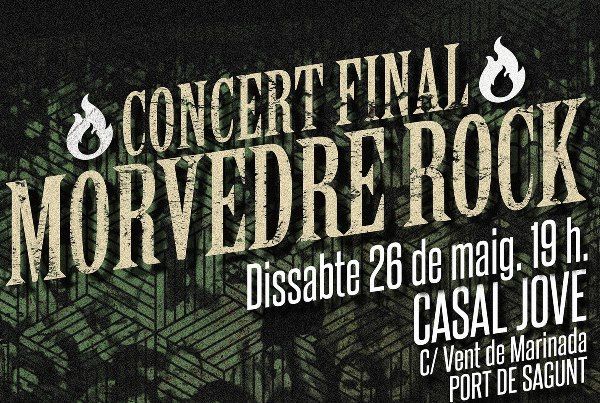 MORVEDRE ROCK. Concert Final