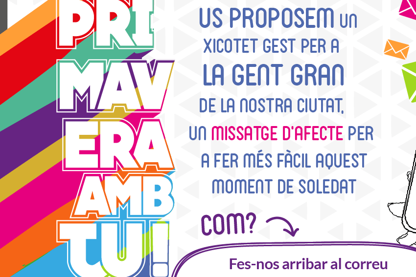 Primavera amb Tu. Envia missatges d’ànim