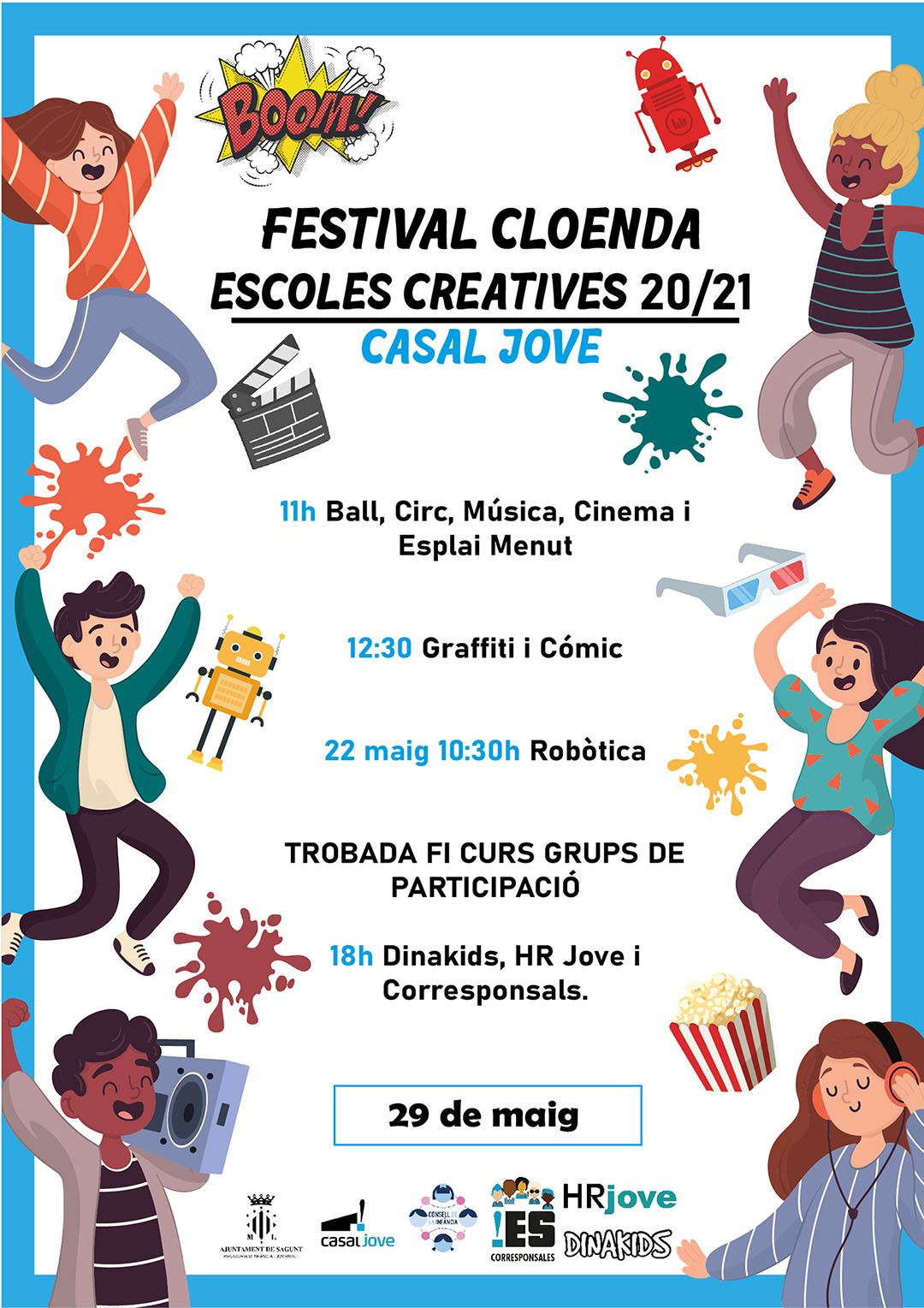 Cartell Cloenda Escoles Creatives 20/21